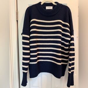 La Ligne Navy and White Striped Sweater, medium